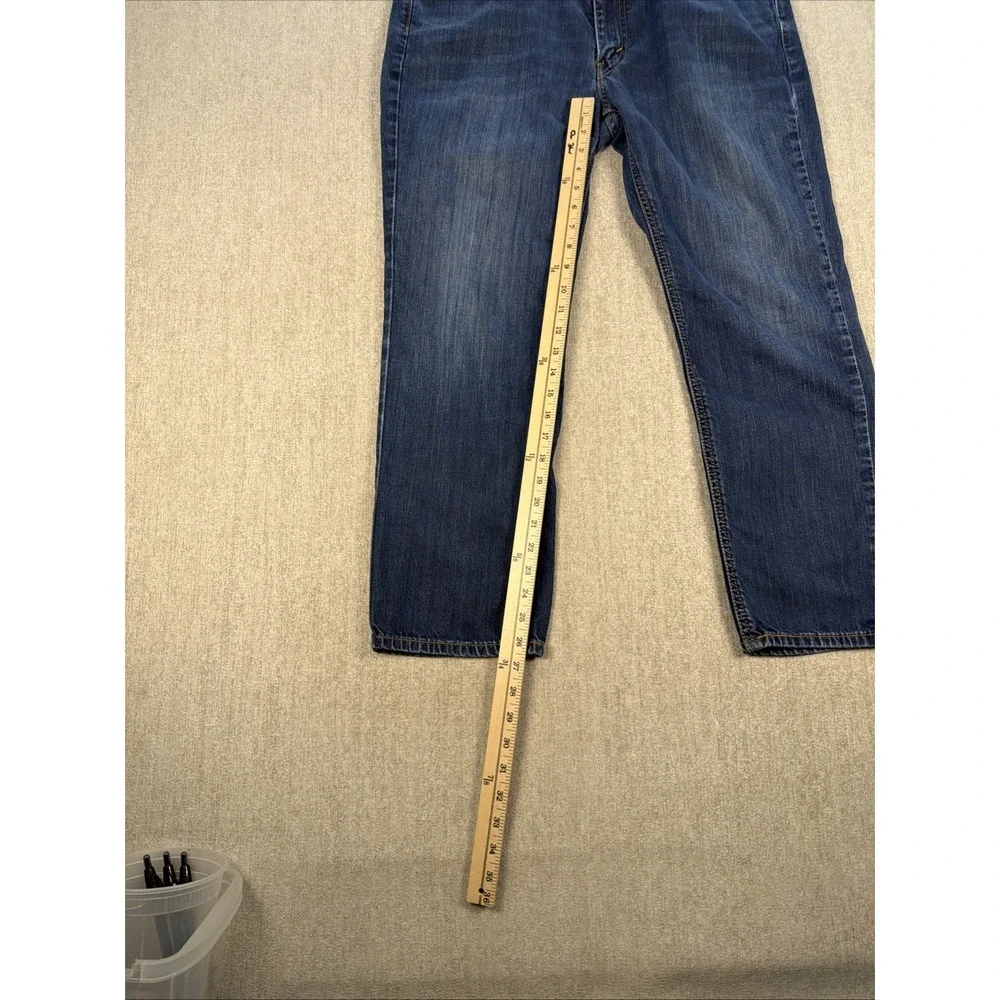 Levi's 541 Athletic Taper Jeans Mens 36x30 Blue Medium Wash Stretch Denim